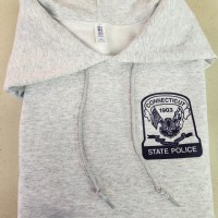 CSP Gray Hooded Sweatshirt with CSP Patch 