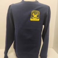CSP Navy Crewneck Sweatshirt by SportTek w/CSP Patch Silkscreen